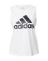 ADIDAS SPORTSWEAR Sport top 'Essentials' negru / alb - Pled.ro