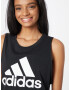 ADIDAS SPORTSWEAR Sport top 'Essentials' negru / alb - Pled.ro