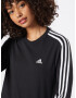 ADIDAS SPORTSWEAR Tricou funcțional 'Essentials 3-Stripes' negru / alb - Pled.ro