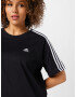 ADIDAS SPORTSWEAR Tricou funcțional 'Essentials 3-Stripes ' negru / alb - Pled.ro