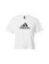 ADIDAS SPORTSWEAR Tricou funcțional negru / alb - Pled.ro