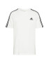 ADIDAS SPORTSWEAR Tricou funcțional 'Essentials 3-Stripes' negru / alb - Pled.ro