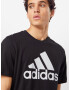 ADIDAS SPORTSWEAR Tricou funcțional 'Essentials Big Logo' negru / alb - Pled.ro