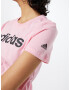 ADIDAS SPORTSWEAR Tricou funcțional roz deschis / negru - Pled.ro