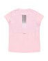 ADIDAS SPORTSWEAR Tricou funcțional 'Aeroready 3-Stripes' roz pastel / negru / alb - Pled.ro