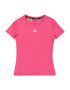 ADIDAS SPORTSWEAR Tricou funcțional 'Techfit Aeroready Icons' gri / roz / alb - Pled.ro