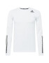 ADIDAS SPORTSWEAR Tricou funcțional 'TF LS FT 3S' alb - Pled.ro