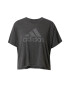 ADIDAS SPORTSWEAR Tricou funcțional 'Future Icons Winners' gri / negru amestecat - Pled.ro