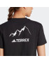 ADIDAS TERREX Tricou funcțional 'Graphic Mtn' negru / alb - Pled.ro