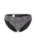 AERIE Slip costum de baie negru / alb - Pled.ro