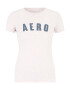 AÉROPOSTALE Tricou 'MAY' albastru marin / roz deschis / alb - Pled.ro