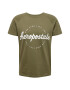 AÉROPOSTALE Tricou 'NEW YORK CITY' kaki / alb - Pled.ro