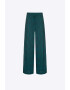 Aligne Pantaloni 'FAYZA' verde petrol / negru - Pled.ro