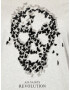 AllSaints Tricou 'OMNIA SKULL BOYFRIEND' gri taupe / gri amestecat / negru - Pled.ro