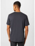 AllSaints Tricou 'REFRACT' gri metalic / alb - Pled.ro