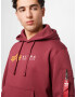 ALPHA INDUSTRIES Bluză de molton galben închis / roșu burgundy / alb - Pled.ro