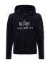 ALPHA INDUSTRIES Bluză de molton negru - Pled.ro