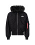 ALPHA INDUSTRIES Geacă de iarnă '45P' roșu / negru / alb - Pled.ro