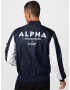 ALPHA INDUSTRIES Geacă de primăvară-toamnă bleumarin / roșu / alb - Pled.ro