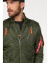 ALPHA INDUSTRIES Geacă de primăvară-toamnă 'Falcon II' verde închis / portocaliu - Pled.ro