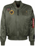 ALPHA INDUSTRIES Geacă de primăvară-toamnă ' MA-1 Air Force ' mai multe culori / portocaliu - Pled.ro