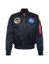 ALPHA INDUSTRIES Geacă de primăvară-toamnă 'VF NASA' albastru închis - Pled.ro