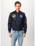 ALPHA INDUSTRIES Geacă de primăvară-toamnă 'VF NASA' albastru închis - Pled.ro