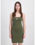 ALPHA INDUSTRIES Rochie oliv / alb - Pled.ro