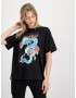 ALPHA INDUSTRIES Tricou 'Dragon' albastru deschis / roz / negru / alb - Pled.ro