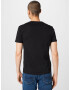 ALPHA INDUSTRIES Tricou negru / alb - Pled.ro