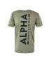 ALPHA INDUSTRIES Tricou oliv / negru - Pled.ro