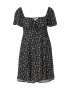 American Eagle Rochie negru / alb - Pled.ro