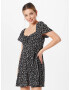 American Eagle Rochie negru / alb - Pled.ro