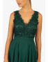 APART Rochie de cocktail verde închis - Pled.ro