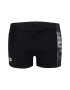 ARENA Pantaloni de baie 'OVERLAP' negru / alb - Pled.ro