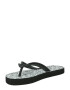 ARMANI EXCHANGE Flip-flops negru / alb - Pled.ro