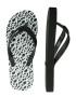 ARMANI EXCHANGE Flip-flops negru / alb - Pled.ro