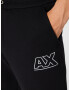 ARMANI EXCHANGE Pantaloni negru / alb - Pled.ro