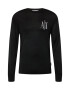 ARMANI EXCHANGE Pulover 'Maglieria' negru / alb - Pled.ro