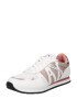 ARMANI EXCHANGE Sneaker low roz / argintiu / alb - Pled.ro