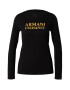 ARMANI EXCHANGE Tricou auriu / negru - Pled.ro