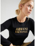 ARMANI EXCHANGE Tricou auriu / negru - Pled.ro