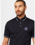 ARMANI EXCHANGE Tricou bleumarin / alb - Pled.ro