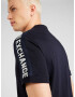 ARMANI EXCHANGE Tricou bleumarin / albastru porumbel / alb - Pled.ro