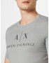 ARMANI EXCHANGE Tricou grej / negru - Pled.ro