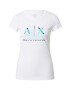 ARMANI EXCHANGE Tricou 'LYTKA' albastru marin / turcoaz / alb - Pled.ro