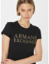 ARMANI EXCHANGE Tricou negru - Pled.ro