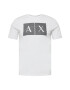 ARMANI EXCHANGE Tricou negru / alb - Pled.ro