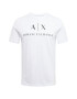 ARMANI EXCHANGE Tricou negru / alb - Pled.ro