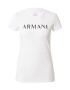 ARMANI EXCHANGE Tricou negru / alb - Pled.ro